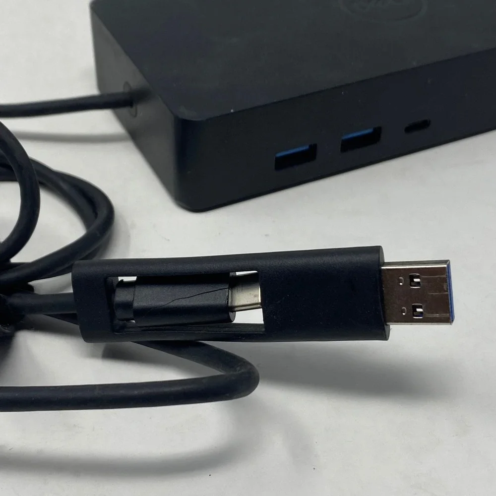 Dell Universal Dock D6000S USB-C USB-A 4K Triple Display Docking Station Black